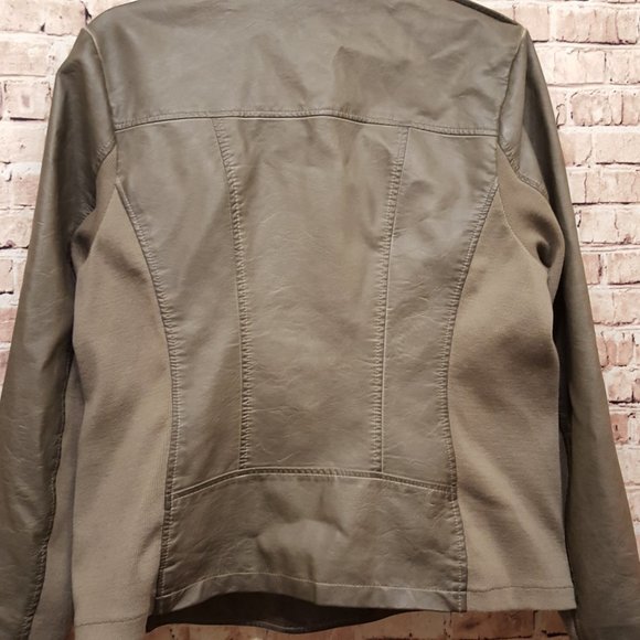 Sebby Soft Faux Leather Jacket Large - Picture 9 of 11